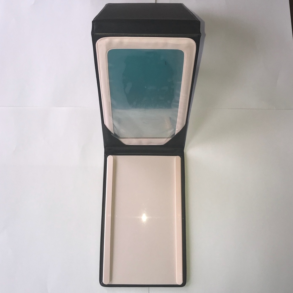 NIB Mary Kay Black Travel Cosmetics Mirror